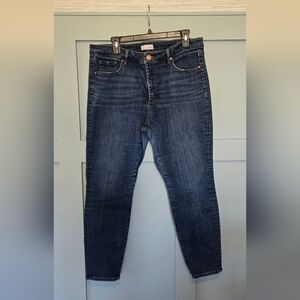 Loft, Curvy Skinny Jeans, Size 32/14